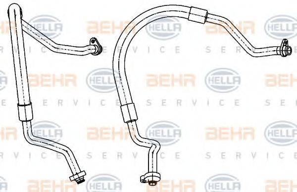 HELLA 9GS351338531 Трубопровід низького тиску, кондиціонер
