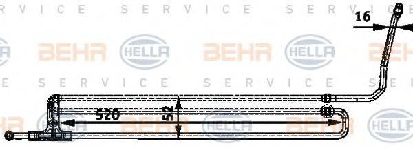 BEHR HELLA SERVICE 60700 Олійний радіатор, рульове керування