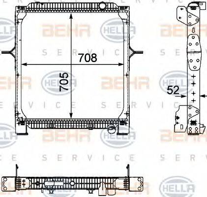 RENAULT TRUCKS 50 01 868 514 Радіатор, охолодження двигуна