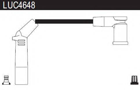 LUCAS ELECTRICAL LUC4648 Комплект дротів запалювання