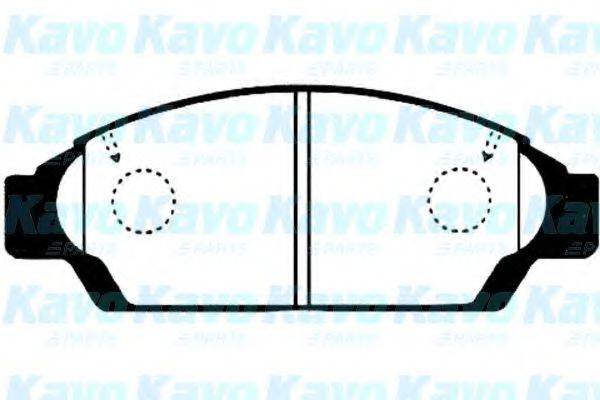 KAVO PARTS BP9028 Комплект гальмівних колодок, дискове гальмо