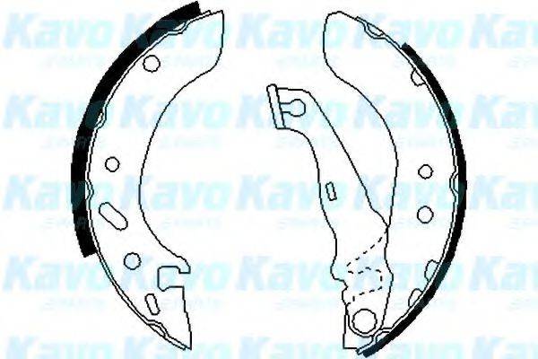 KAVO PARTS BS5418 Комплект гальмівних колодок