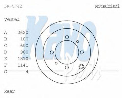 KAVO PARTS BR-5742