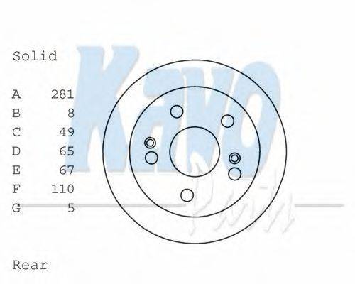 KAVO PARTS BR-2259