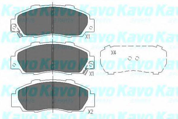 MK KASHIYAMA BP-2019 Комплект гальмівних колодок, дискове гальмо