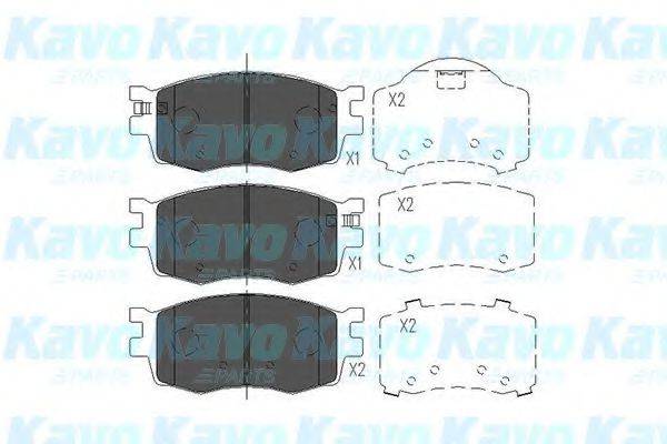 MK KASHIYAMA BP-3031 Комплект гальмівних колодок, дискове гальмо