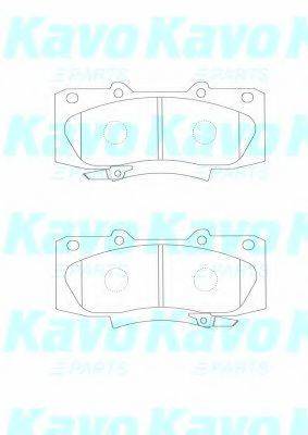 KAVO PARTS BP9139 Комплект гальмівних колодок, дискове гальмо