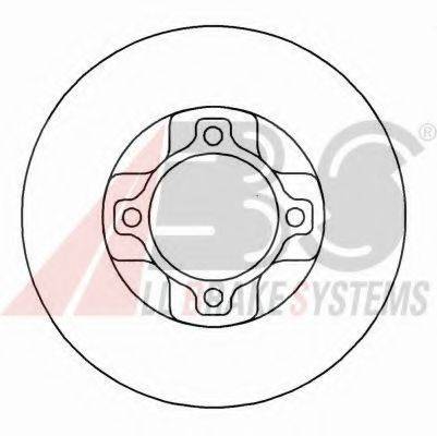 A.B.S. 16457 гальмівний диск
