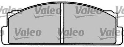 VALEO 597002 Комплект гальмівних колодок, дискове гальмо