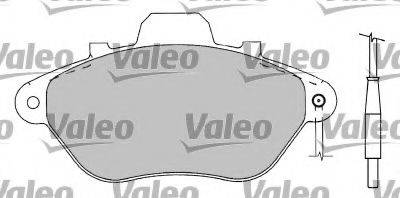VALEO 597117 Комплект гальмівних колодок, дискове гальмо