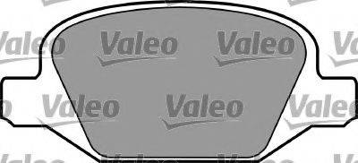VALEO 597379 Комплект гальмівних колодок, дискове гальмо