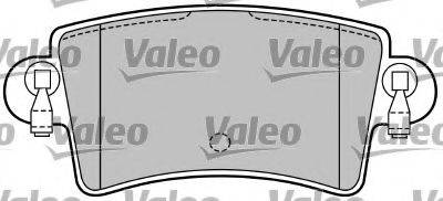 VALEO 597347 Комплект гальмівних колодок, дискове гальмо