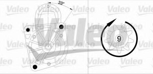 VALEO 455958 Стартер