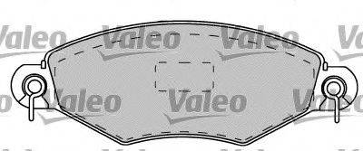 VALEO 540887 Комплект гальмівних колодок, дискове гальмо