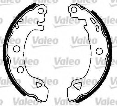 VALEO 553668 Комплект гальмівних колодок