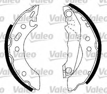 VALEO K235 Комплект гальмівних колодок