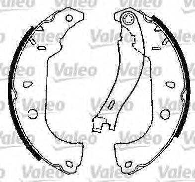 VALEO 553662 Комплект гальмівних колодок