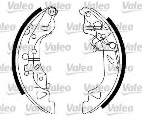VALEO K295 Комплект гальмівних колодок