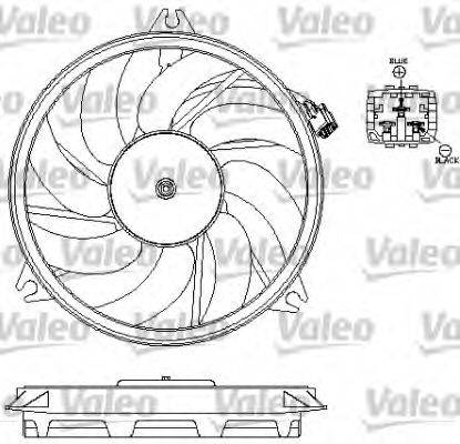 VALEO 696069 Вентилятор, охолодження двигуна