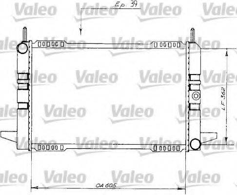 FORD 6185711 Радіатор, охолодження двигуна