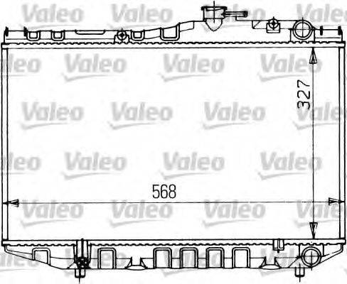 VALEO 730470 Радіатор, охолодження двигуна