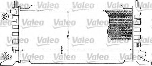 VALEO 730587 Радіатор, охолодження двигуна