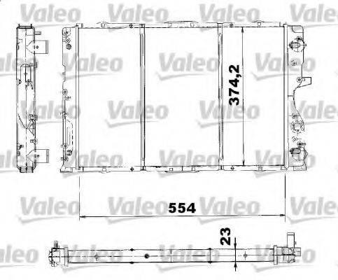 FIAT 50011322 Радіатор, охолодження двигуна