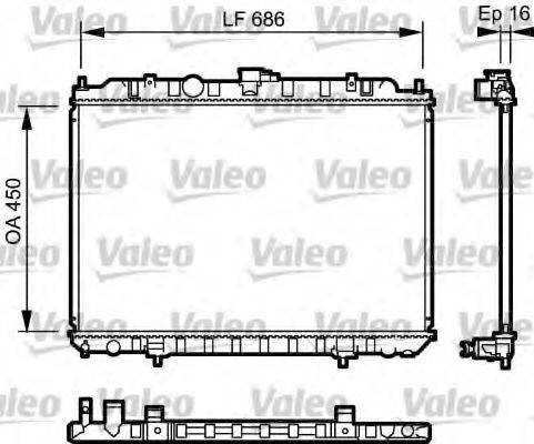 NISSAN 21410-EQ30A Радіатор, охолодження двигуна