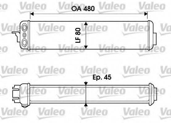 VALEO 817952 масляний радіатор, моторне масло