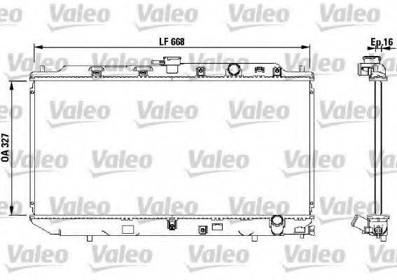 VALEO 819193 Радіатор, охолодження двигуна