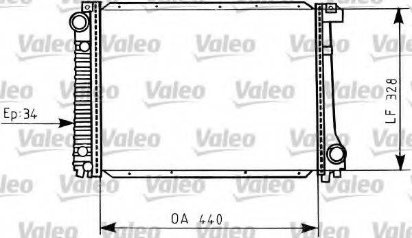 VALEO 819398 Радіатор, охолодження двигуна