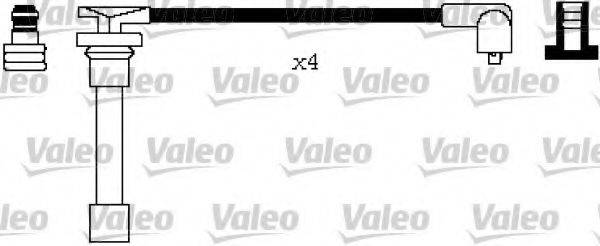 VALEO 346655 Комплект дротів запалювання