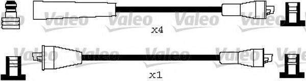 VALEO 346388 Комплект дротів запалювання