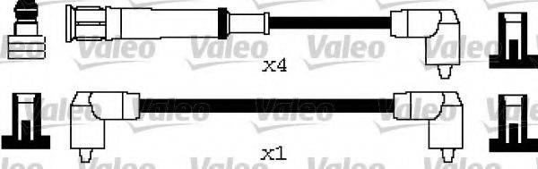 VALEO 346211 Комплект дротів запалювання