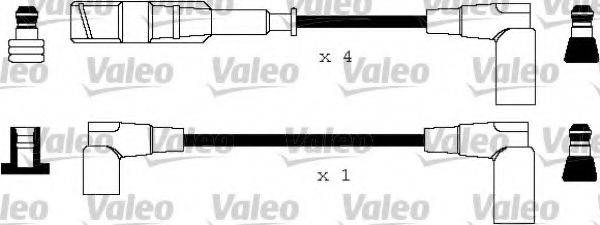 VALEO 346144 Комплект дротів запалювання