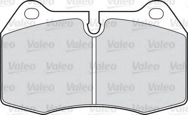 VALEO 21471 Комплект гальмівних колодок, дискове гальмо