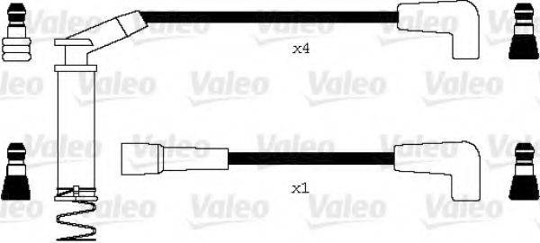 VAUXHALL 1612523 Комплект дротів запалювання