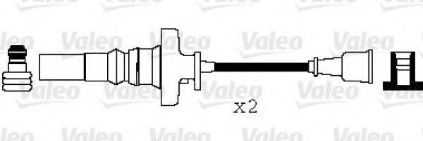 VALEO 346080 Комплект дротів запалювання