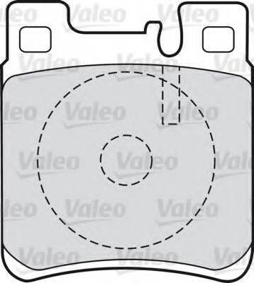 VALEO 21305 Комплект гальмівних колодок, дискове гальмо