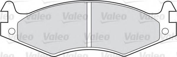 VALEO 540145 Комплект гальмівних колодок, дискове гальмо