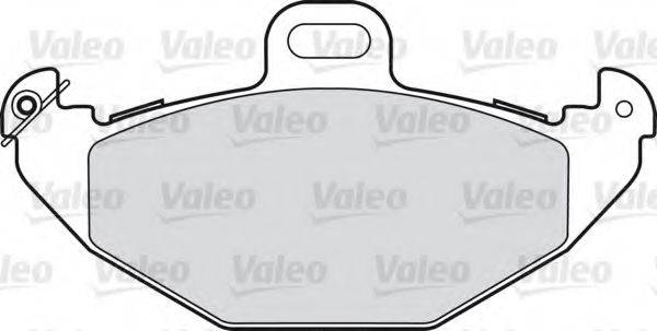 VALEO 21965 Комплект гальмівних колодок, дискове гальмо