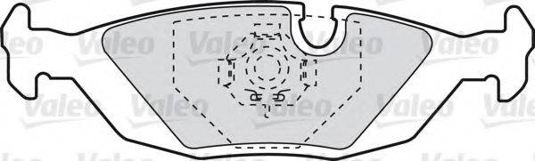 VALEO 301103 Комплект гальмівних колодок, дискове гальмо