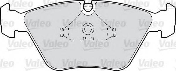 VALEO 301409 Комплект гальмівних колодок, дискове гальмо