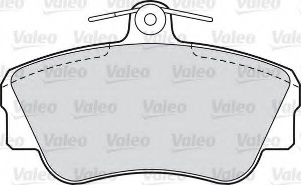 VALEO 21217 Комплект гальмівних колодок, дискове гальмо