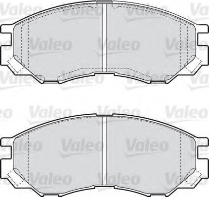 VALEO 301522 Комплект гальмівних колодок, дискове гальмо