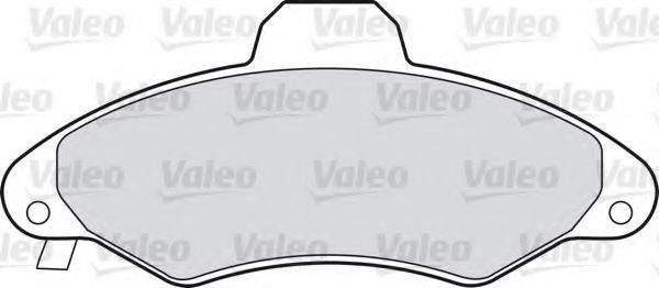 VALEO 21171 Комплект гальмівних колодок, дискове гальмо