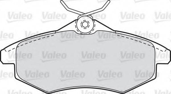 VALEO 598500 Комплект гальмівних колодок, дискове гальмо