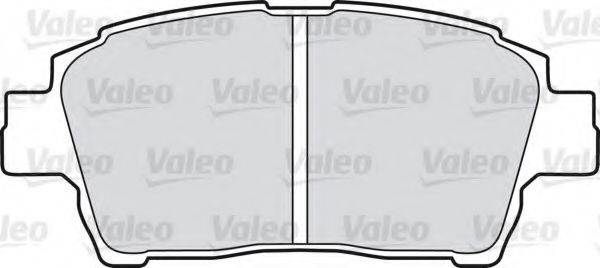 VALEO 23510 Комплект гальмівних колодок, дискове гальмо