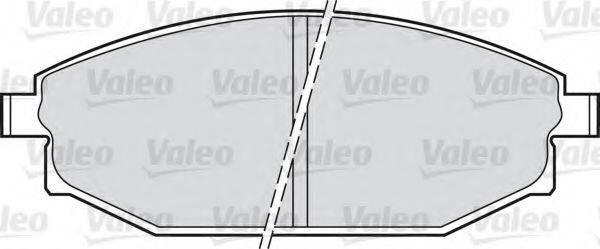 VALEO 23518 Комплект гальмівних колодок, дискове гальмо