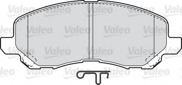 VALEO 301886 Комплект гальмівних колодок, дискове гальмо